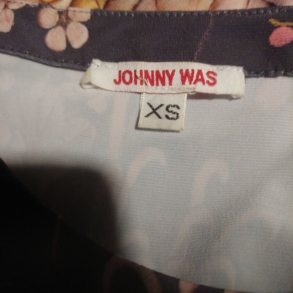 Johnny Was Maxi Sleeveless Floral Resort Beachy Mature Attractive Sexy Dress XS - Picture 13 of 14